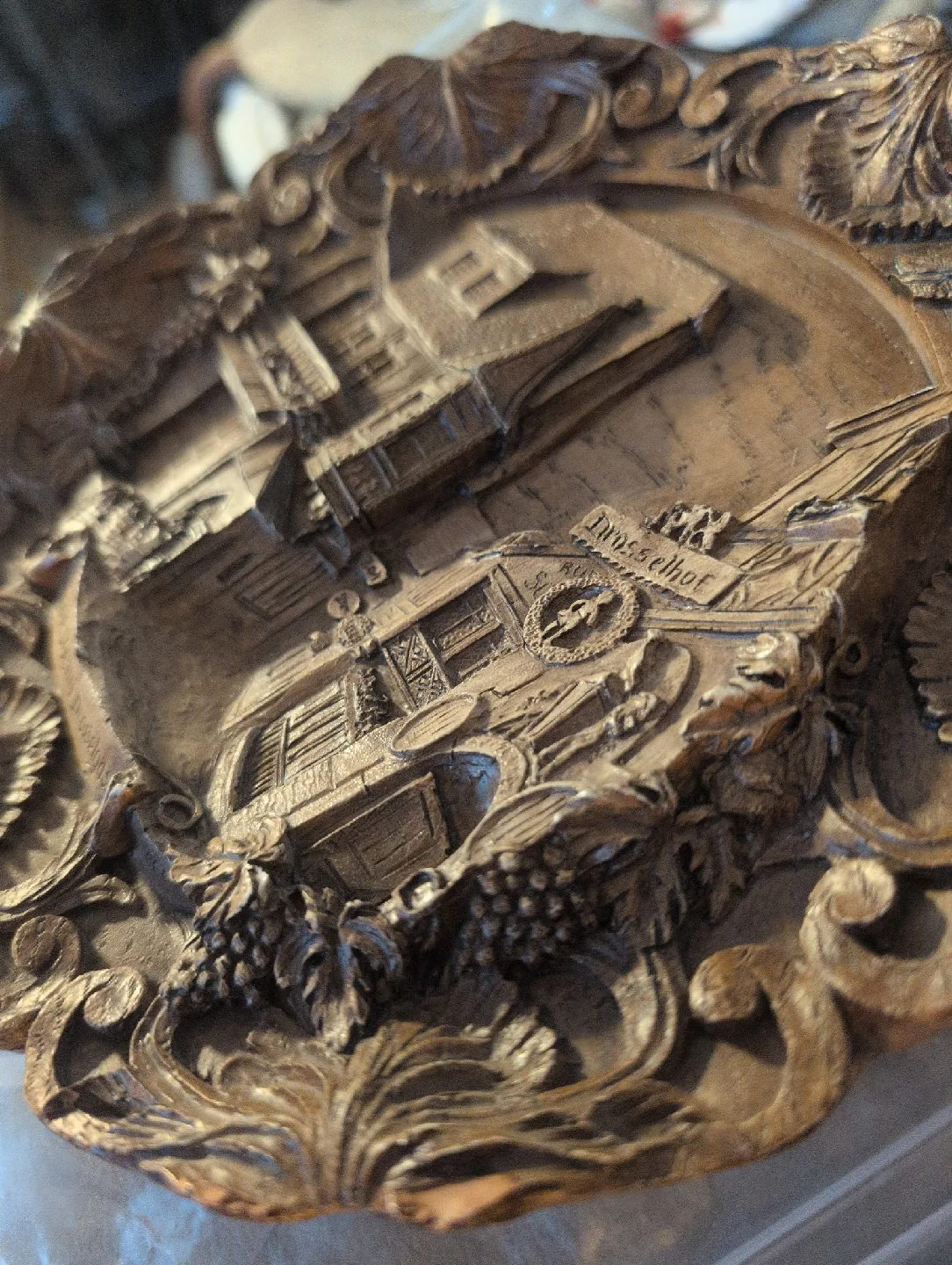 Rüdesheim Drosselgasse Wooden Wall Plate image indicator(2)