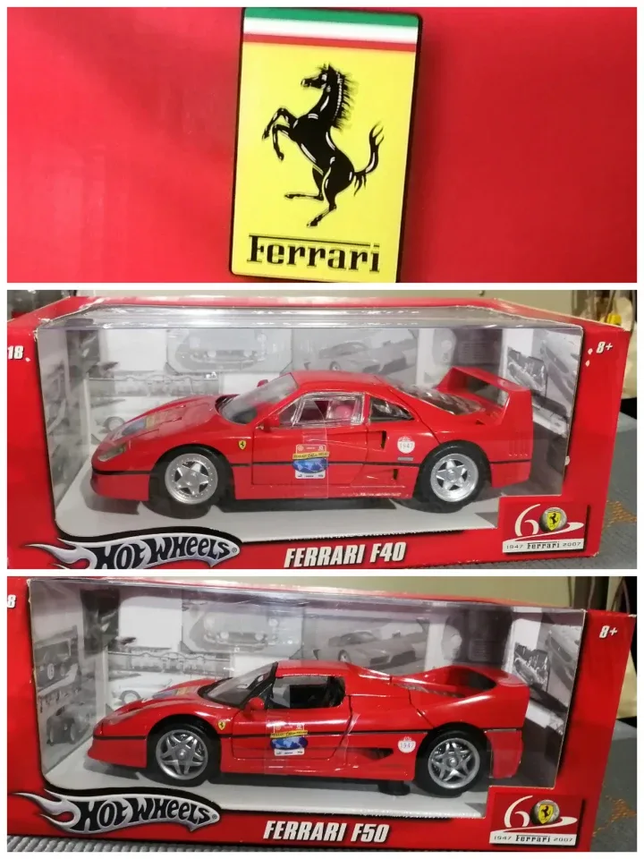 Hot Wheels Ferrari F40 & F50 Diecast Cars thumbnail