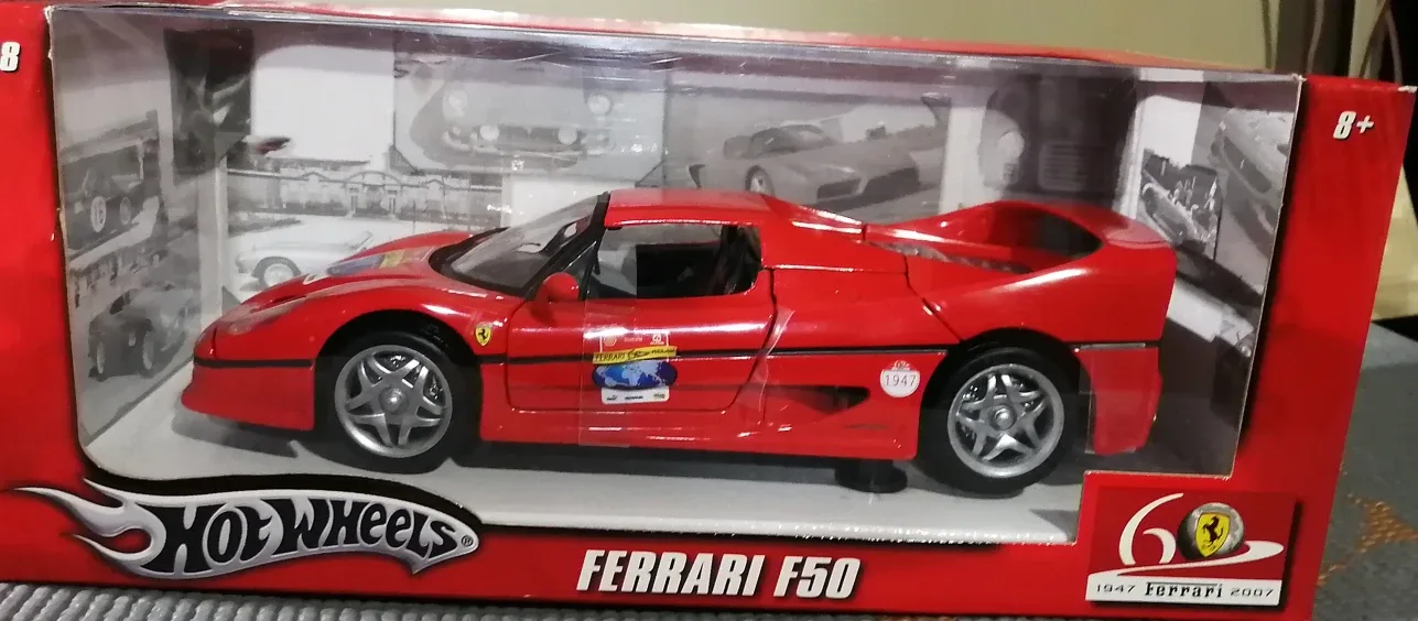 Hot Wheels Ferrari F40 & F50 Diecast Cars image indicator(2)
