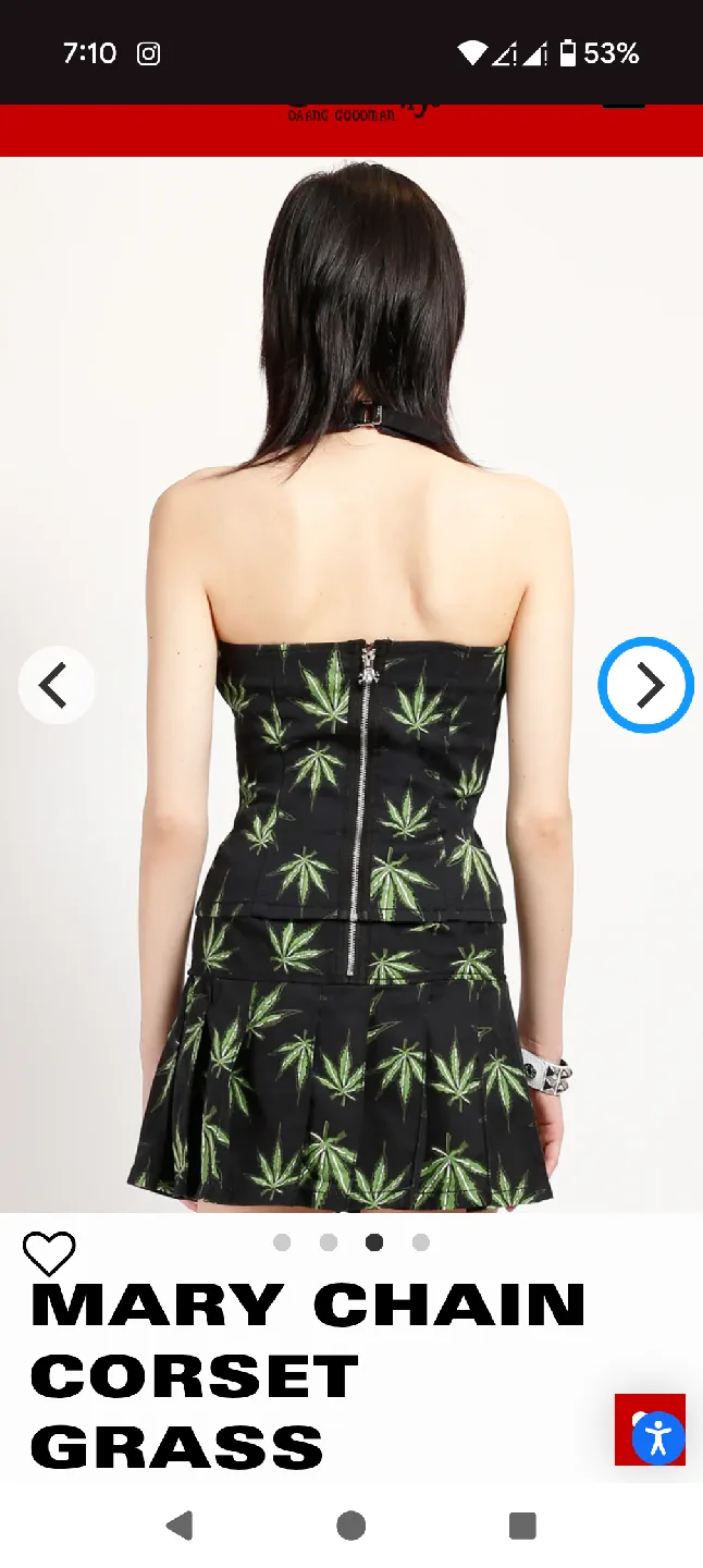 Tripp NYC Mary Chain halter Corset top image indicator(3)