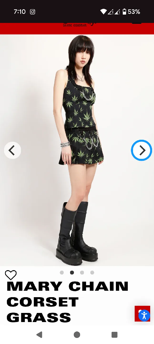 Tripp NYC Mary Chain halter Corset top image indicator(4)