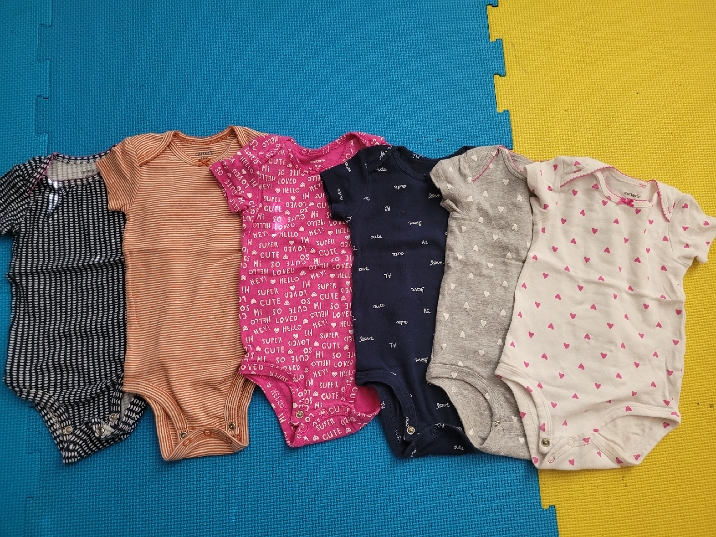 Carter's 9M Baby Bodysuits - Set of 6