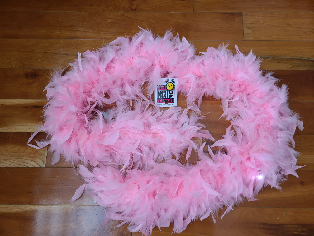 Halloween Pink Feather Boa - photo 4
