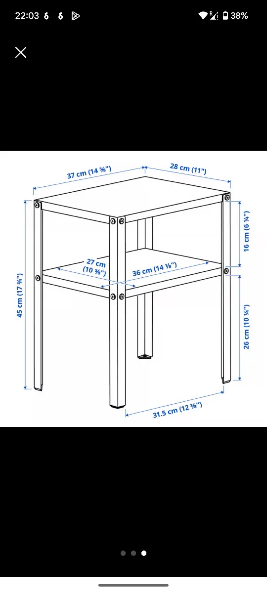 IKEA Lack Side Table - Black image indicator(3)