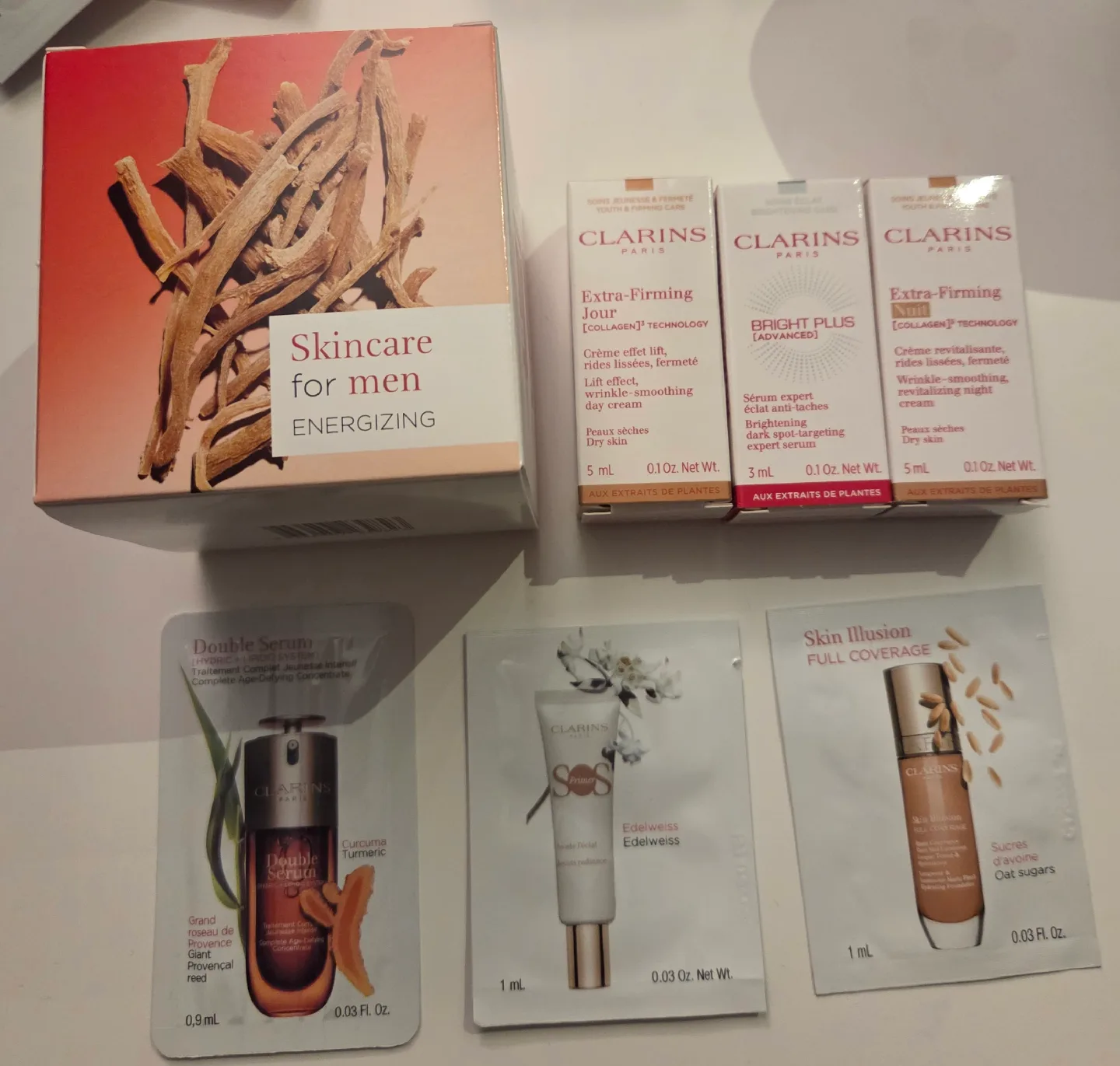 Clarins sample set thumbnail