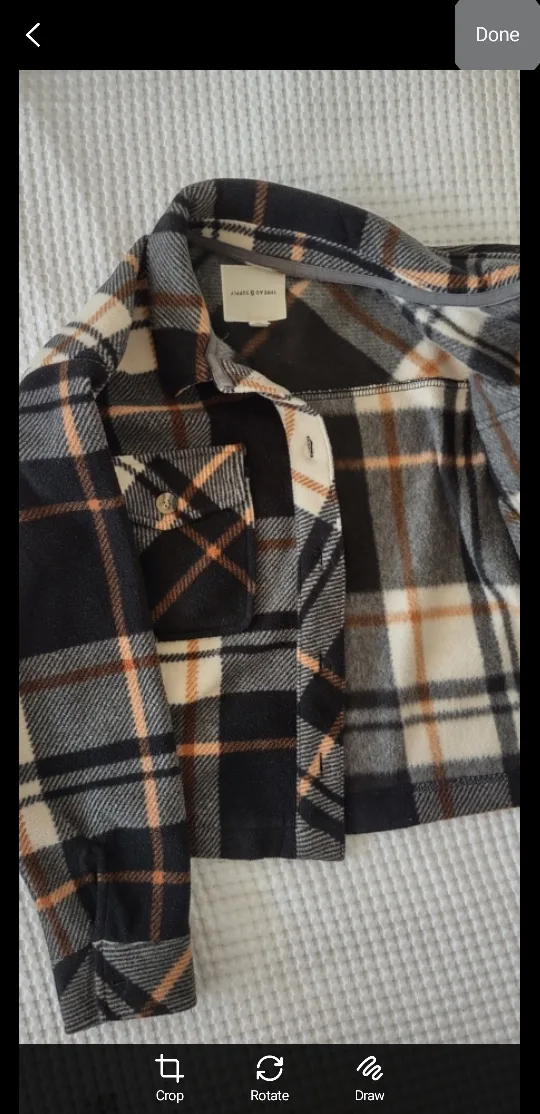 (NEW) Thread & Supply  Cropped Plaid Shacket image indicator(4)