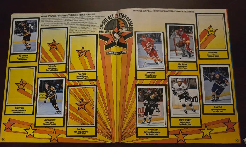 1990-91 Panini Hockey Sticker Albums Plus. image indicator(8)