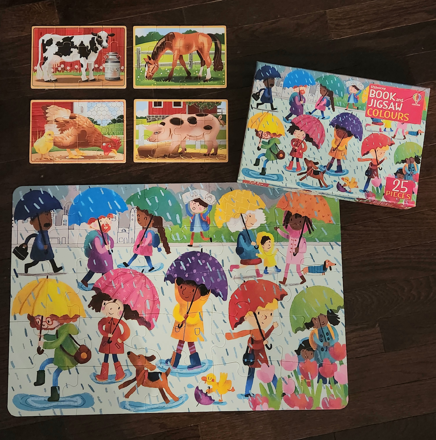Puzzles- Usborne, Melissa & Doug, freebies