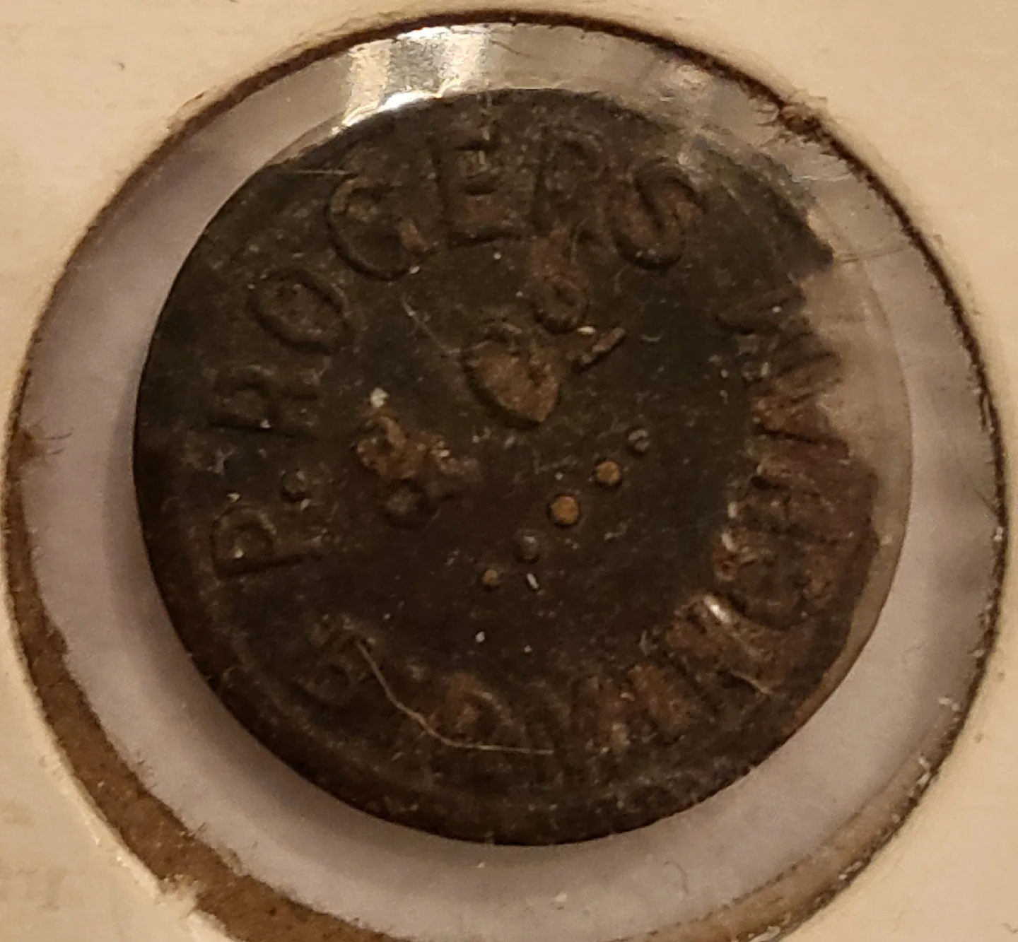 P.Rogers & Co Brass Apothecary Token image indicator(5)