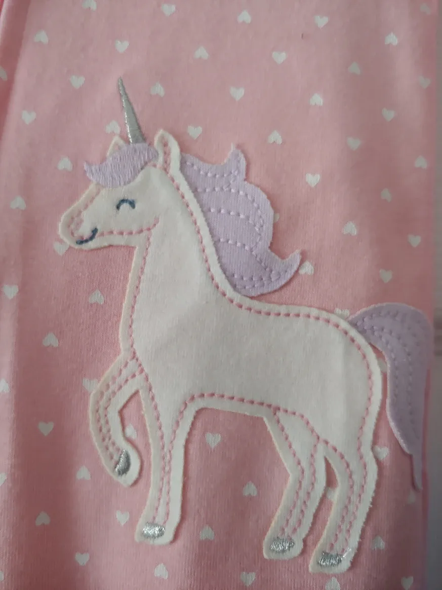 Carter's 18m Pink Unicorn Sleeper - New image indicator(3)