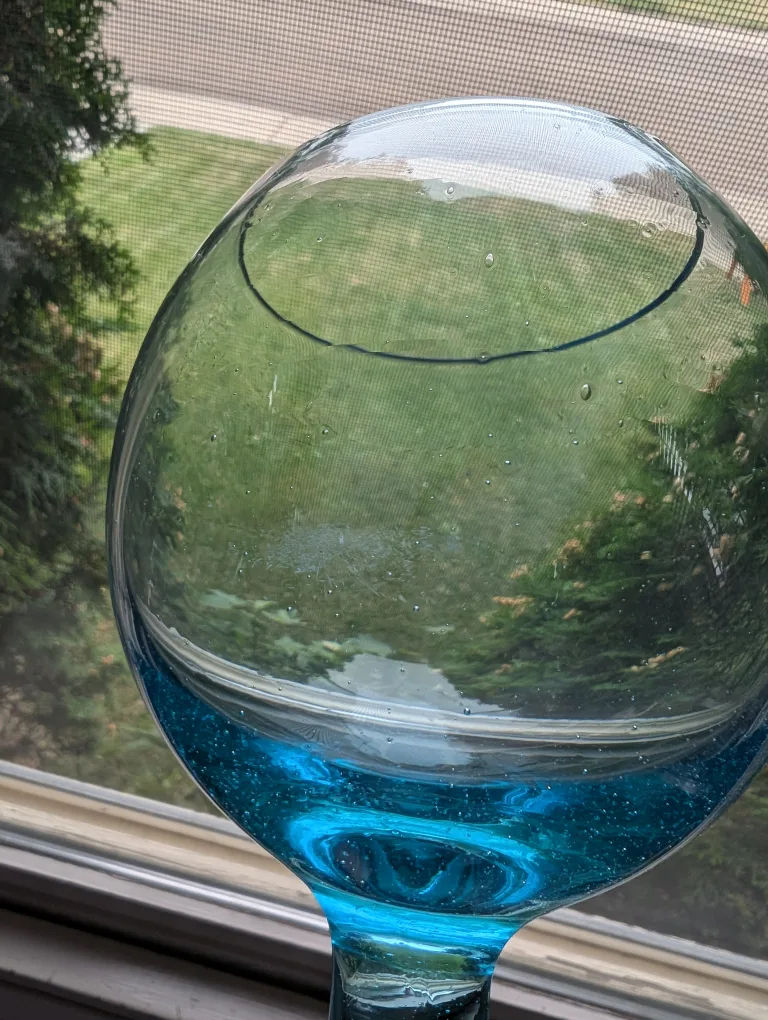 Set of 7 Sea Blue Vintage Glasses 🥕 image indicator(3)