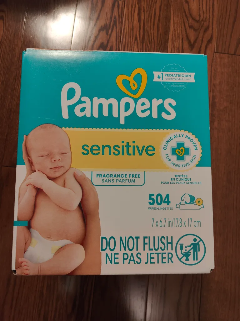 Pampers Sensitive Wipes - 504 Count thumbnail