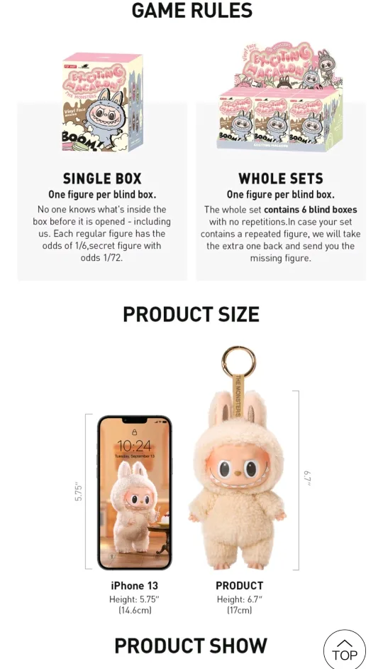 POP MART Exciting Macaron Vinyl Face Labubus image indicator(2)