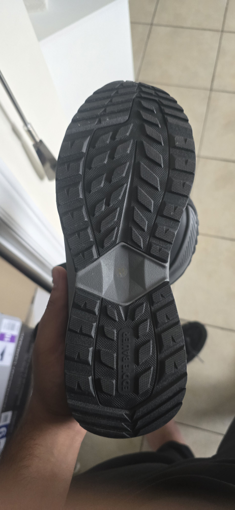 Brand New Eddie Bauer Runner Black Waterproof Shoes - photo 3