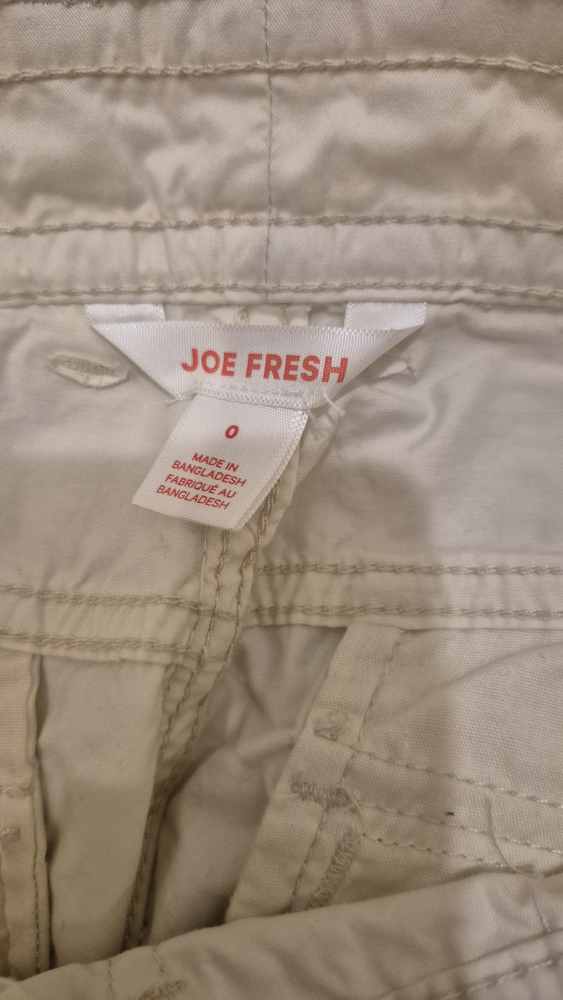 Joe Fresh Beige Cargo Pants - Size 0 - photo 3