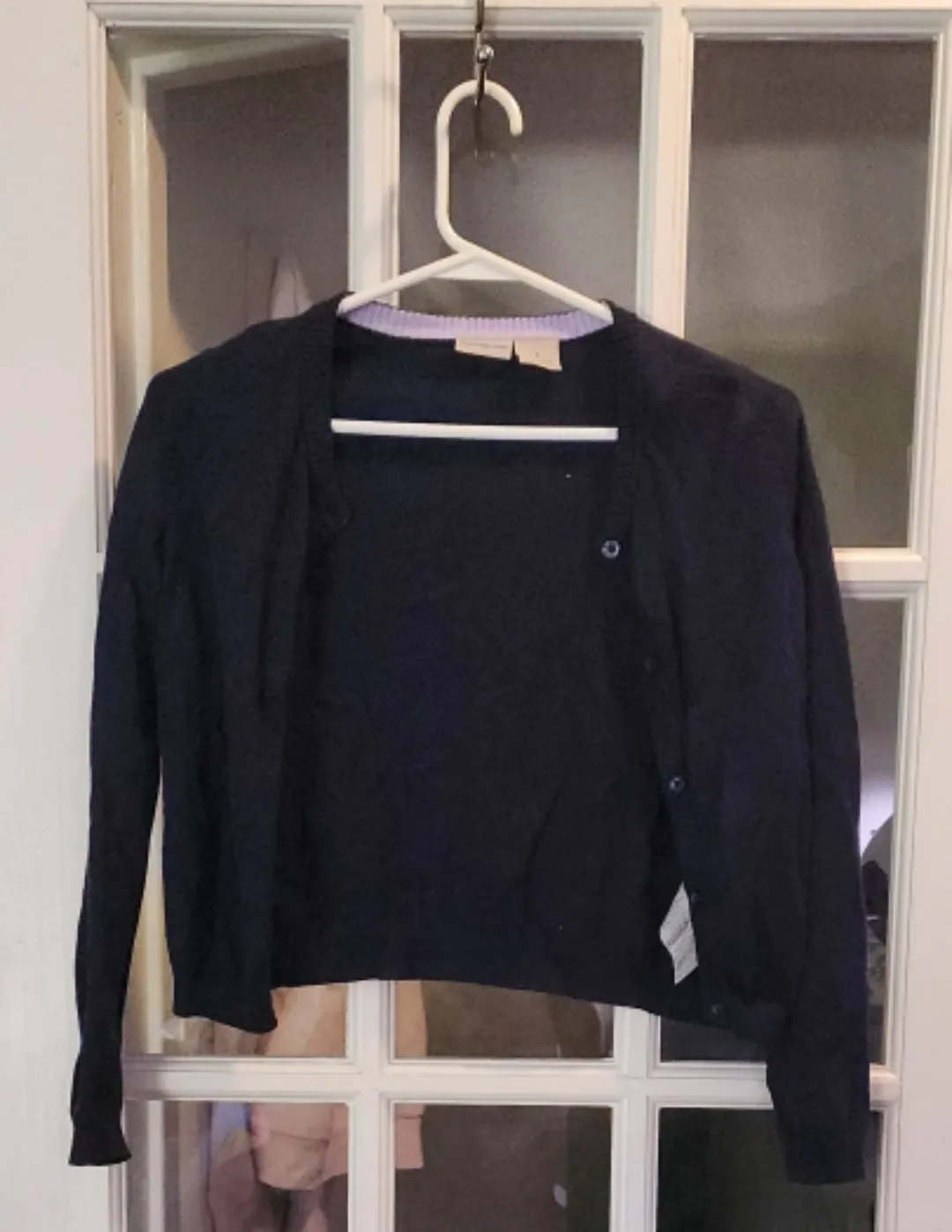 calvin klein Navy Blue Cardigan size 8 thumbnail