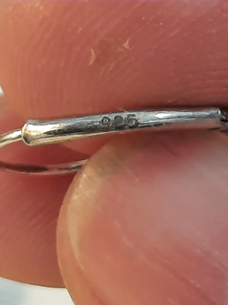 Golden Pearl Necklace & Sterling Silver (.925) Earrings Set image indicator(4)