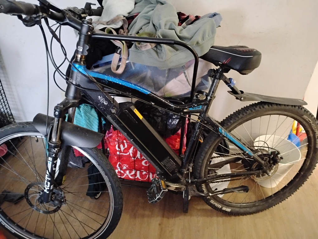 Black Electric Mountain Bike - photo 2