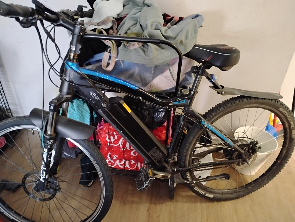 Black Electric Mountain Bike - photo 3