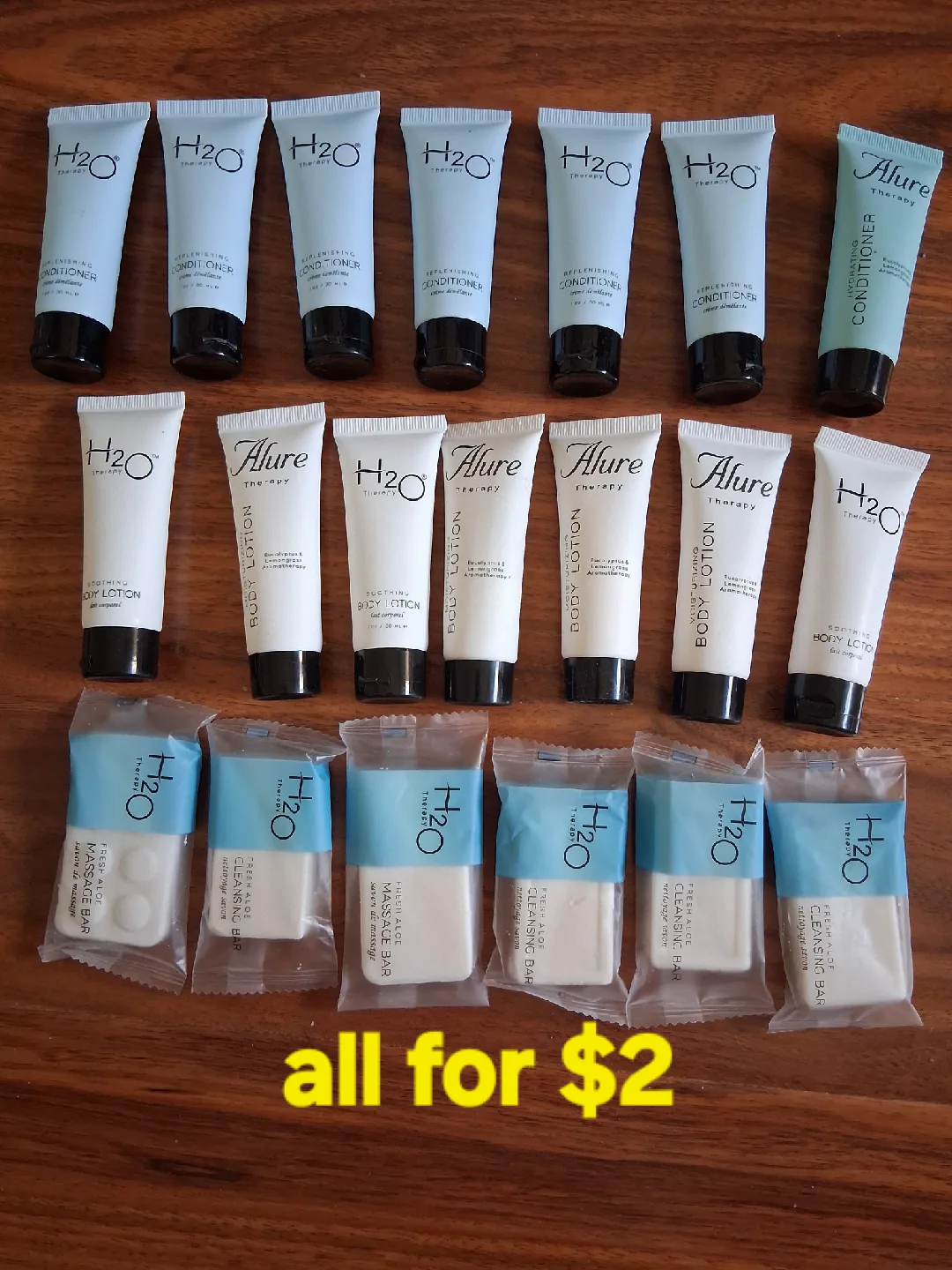 H2O Therapy & Alure Lotions, Conditioners, and Soaps - $2 thumbnail