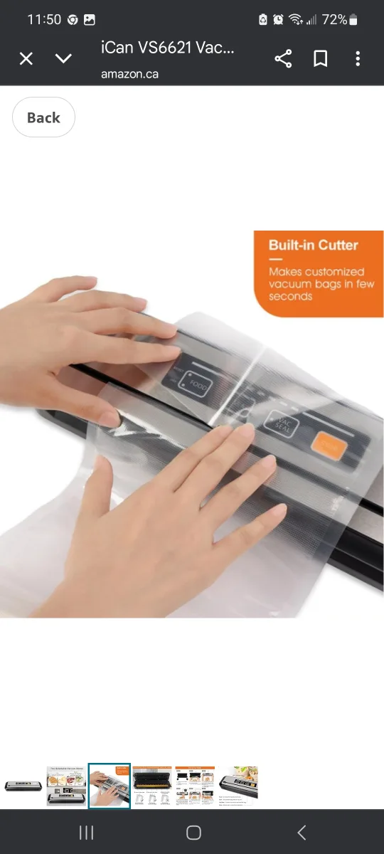 Megawise VS6621 Food Vacuum Sealer - Like New image indicator(2)