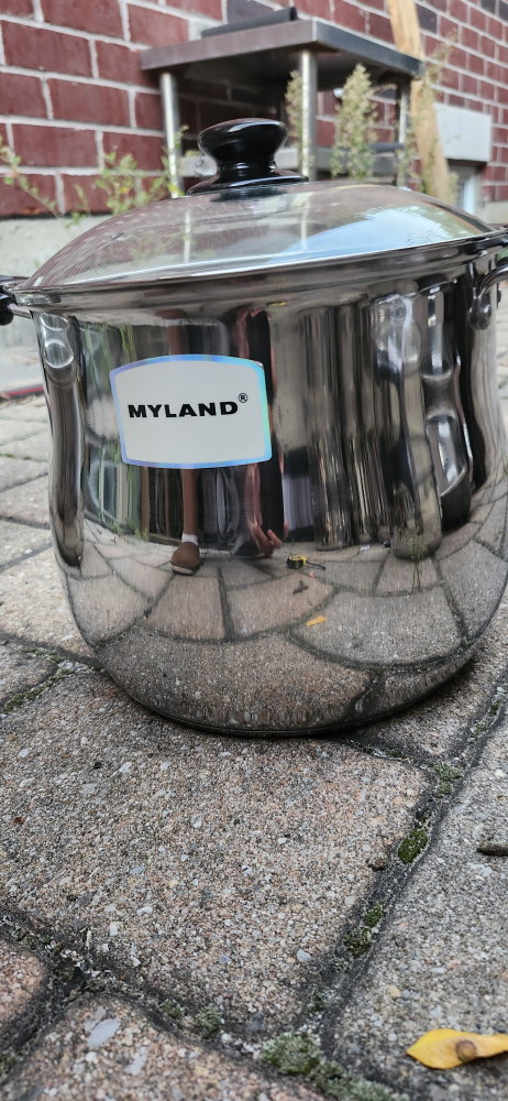 Myland Stainless Steel Stock Pot with Lid, 22 cm dia - photo 2