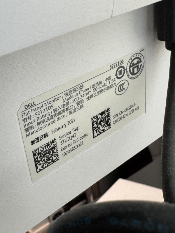 Dell S2721DS 27" Flat Panel Monitor - photo 2