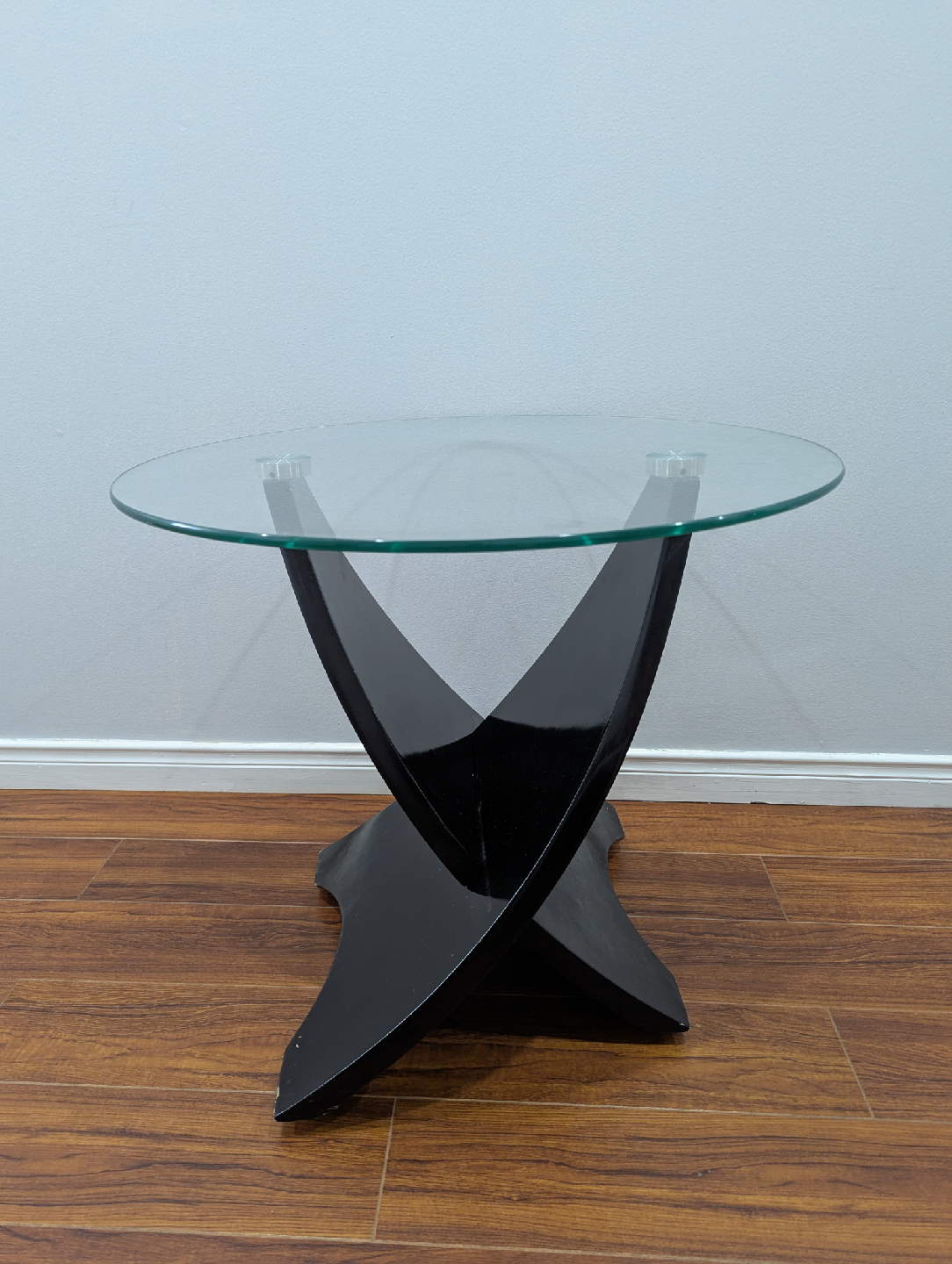 Glass Top Side Table