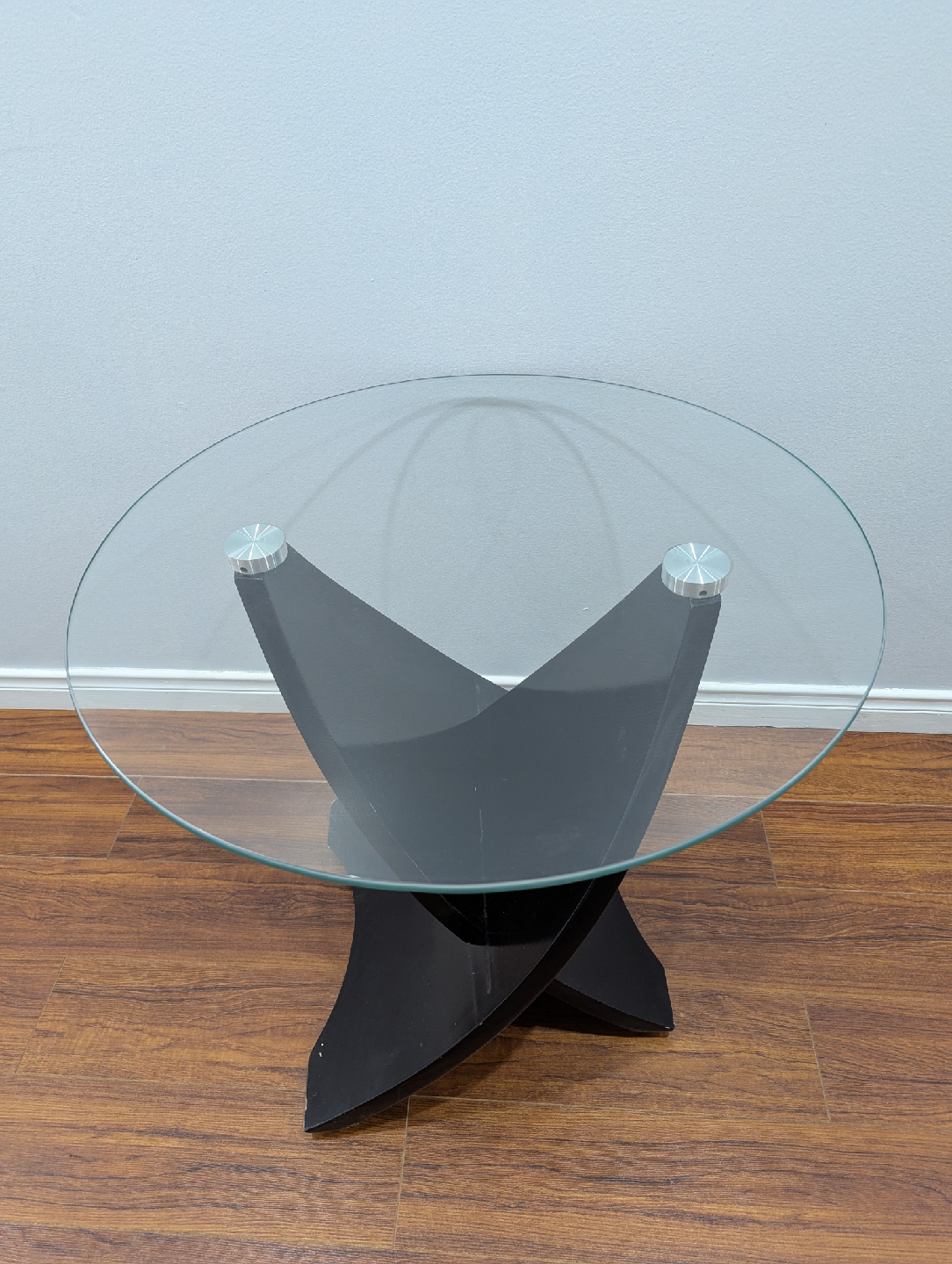 Glass Top Side Table - photo 2