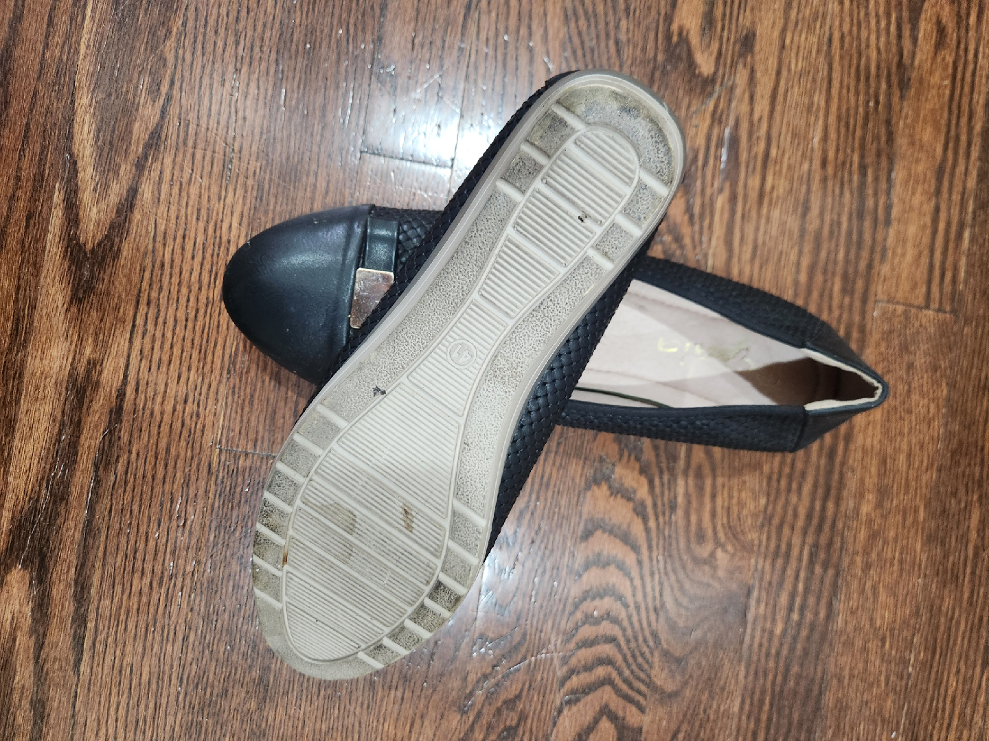 Arcadia Black Ballet Flats - Size 10 - photo 3
