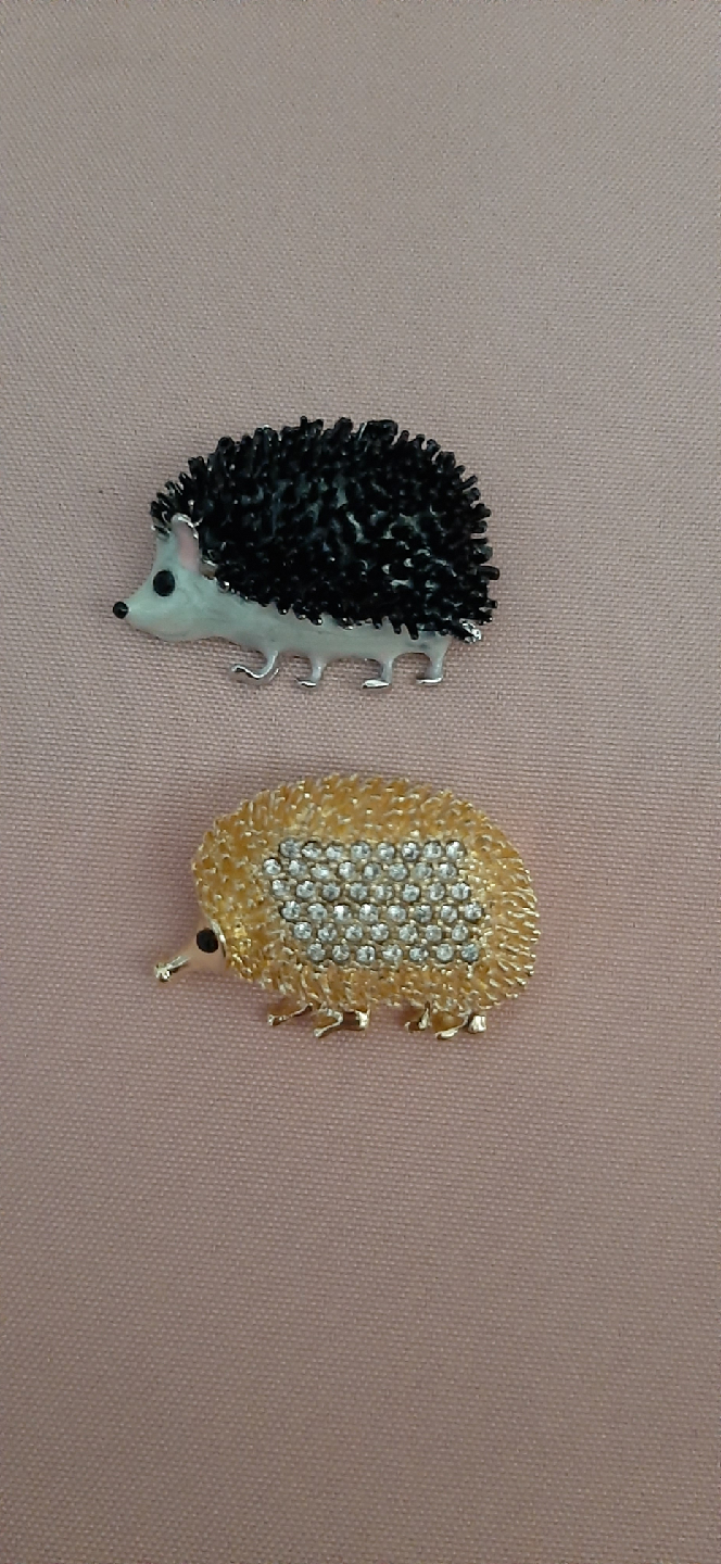 Hedgehog Brooches  $10. Each