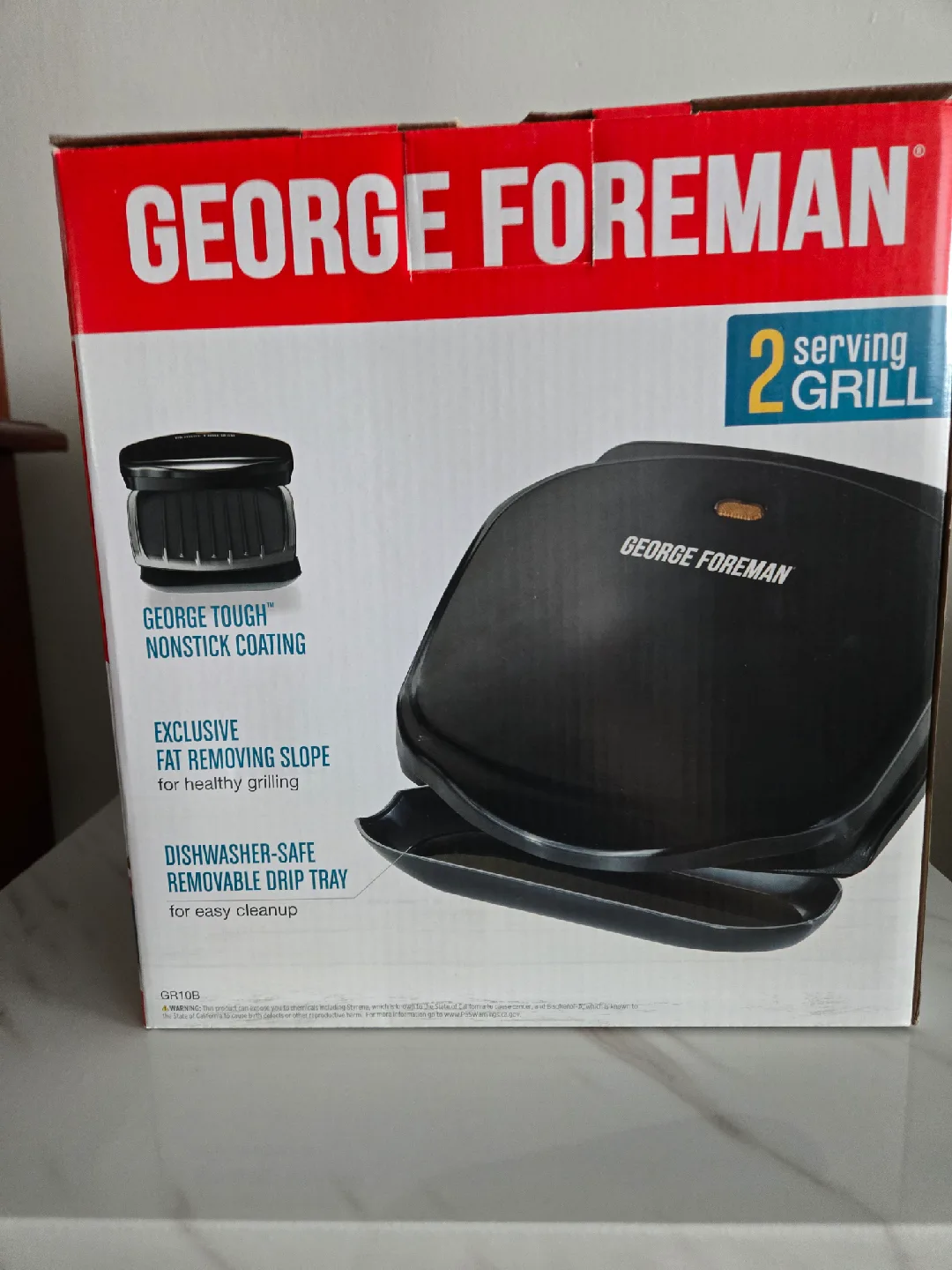 George Foreman 2-Serving Grill - Brand New! image indicator(3)