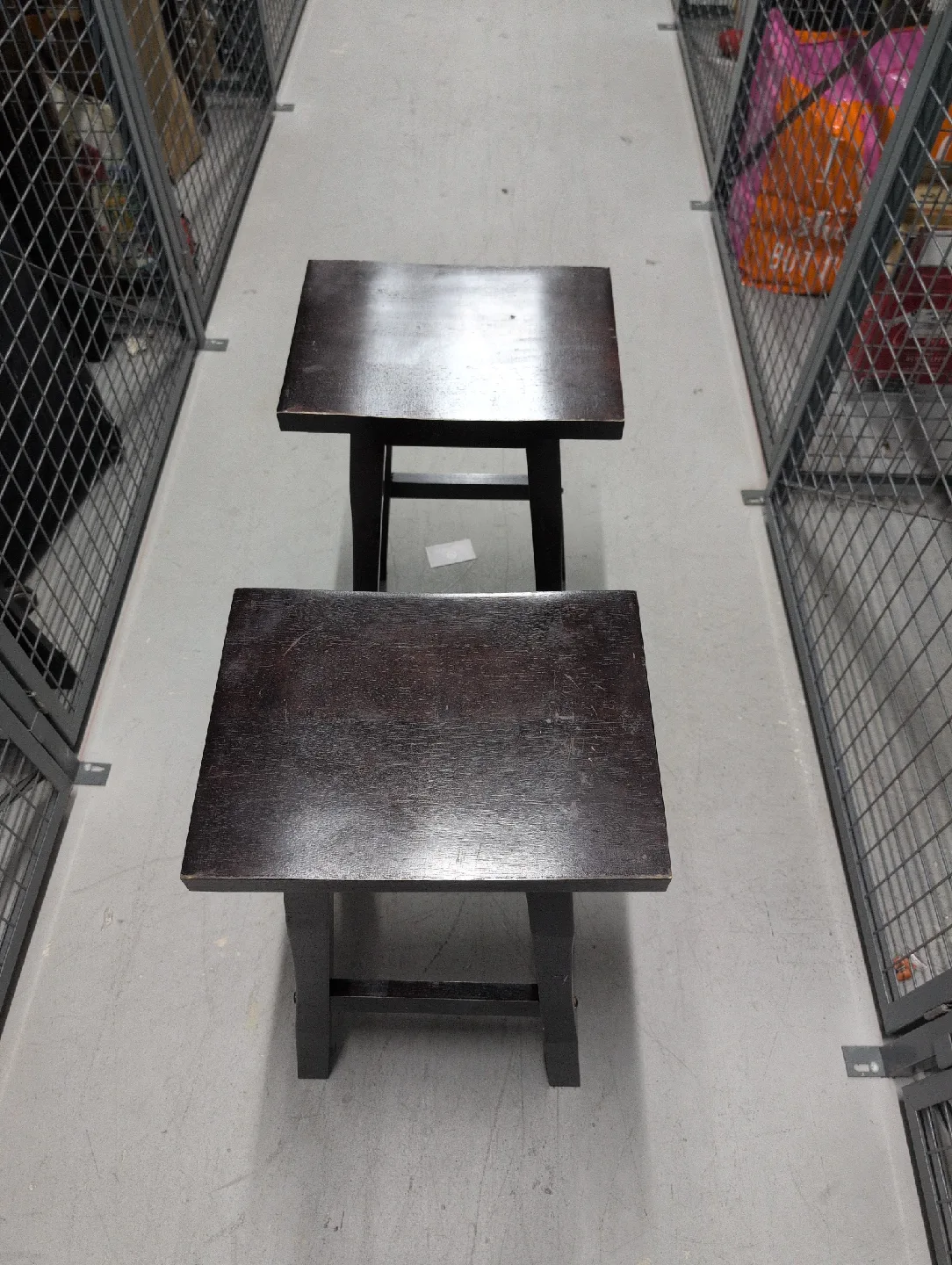 Dark Brown Wooden Bar Stool image indicator(2)