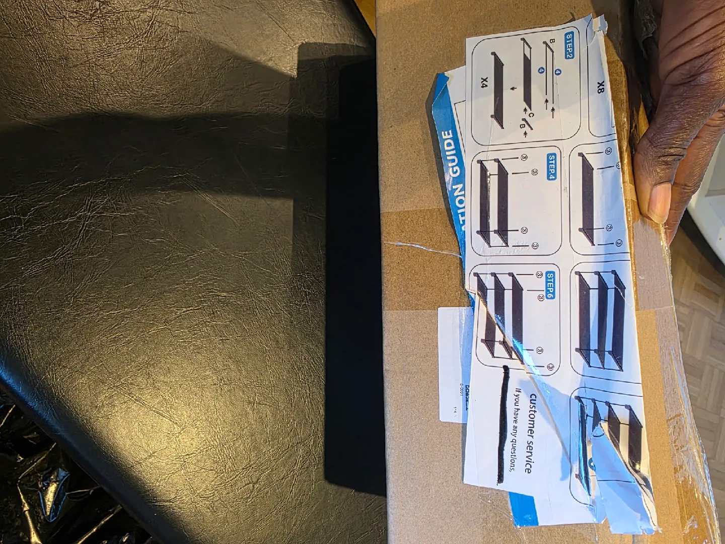 Chasinglee 4-Tier Shoe Rack - Black image indicator(4)