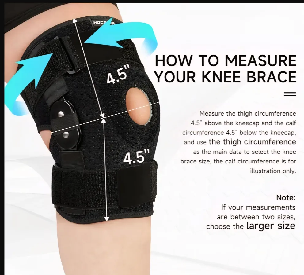 HOCAFER Knee Brace - Adjustable Support image indicator(2)