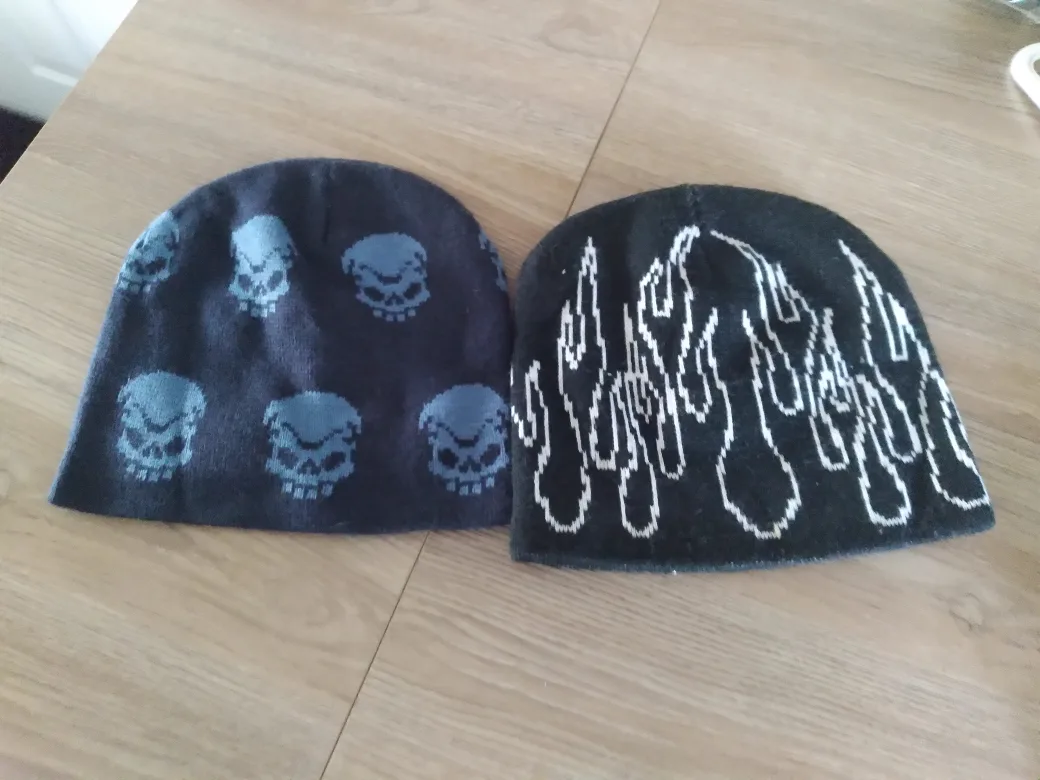 Skull Beanie Hats - Set of 2 thumbnail