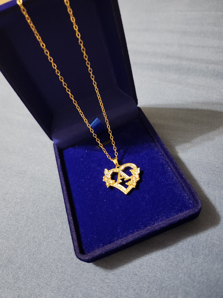 Heart Initial Necklace - photo 3