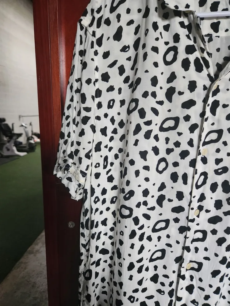 AllSaints Leopard Print Shirt - Size Large image indicator(3)