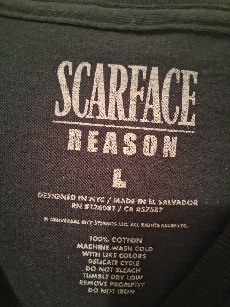 Scarface Reason Graphic T-Shirt - Size L - photo 2