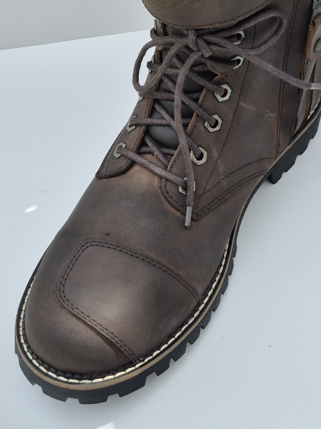 Zeta Boots - Brown Leather, Size 46 - photo 3