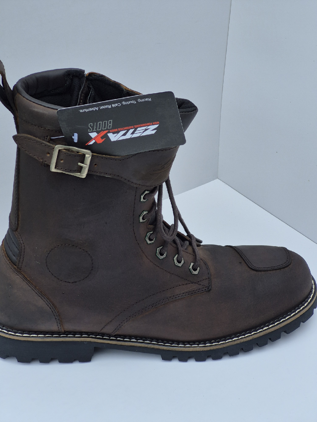 Zeta Boots - Brown Leather, Size 46 - photo 5