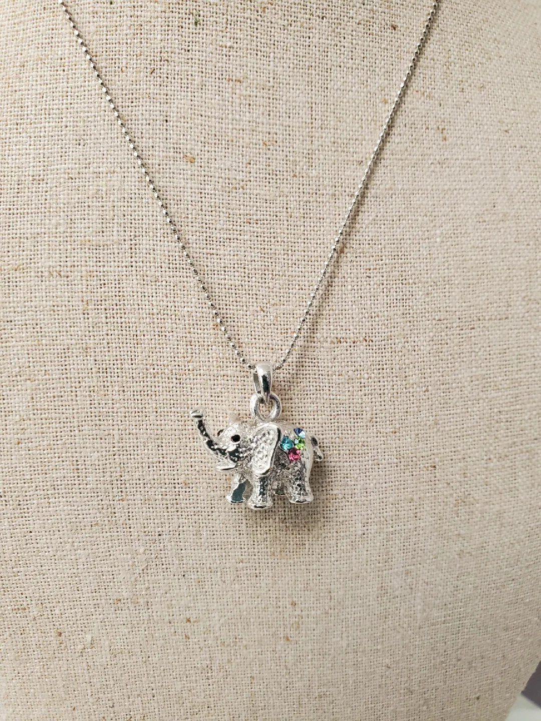 Elephant Pendant Necklace thumbnail