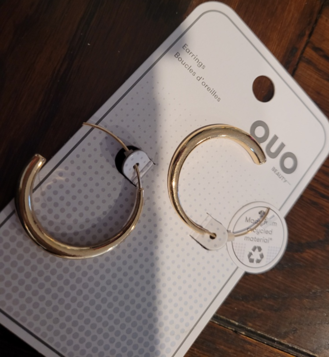 OUO Beauty Gold Hoop Earrings