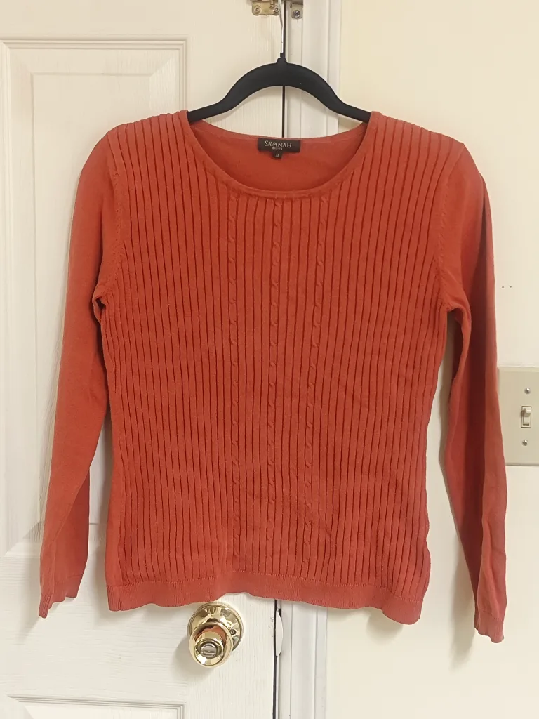 Orange Sweater - Size M