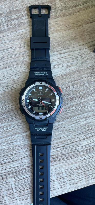 Casio Pathfinder Black Digital Watch