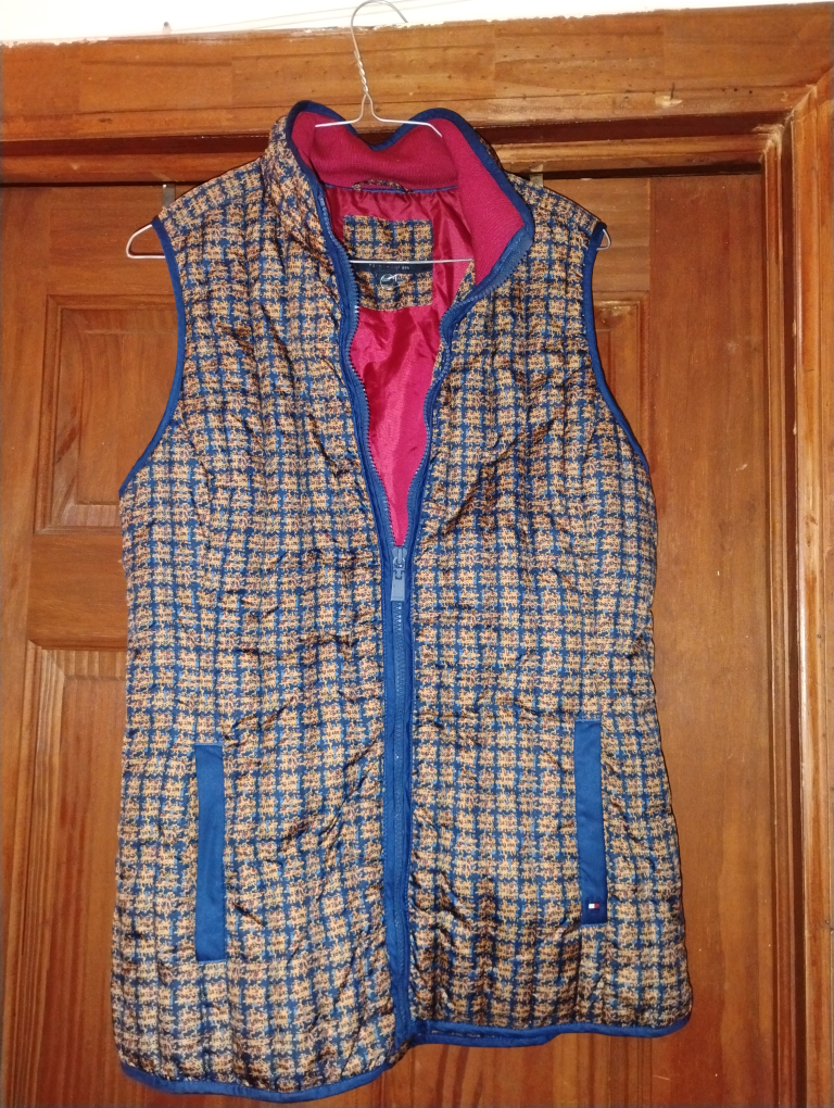 🥕 Thrifty pick Tommy Hilfiger Plaid Puffer Vest - photo 2