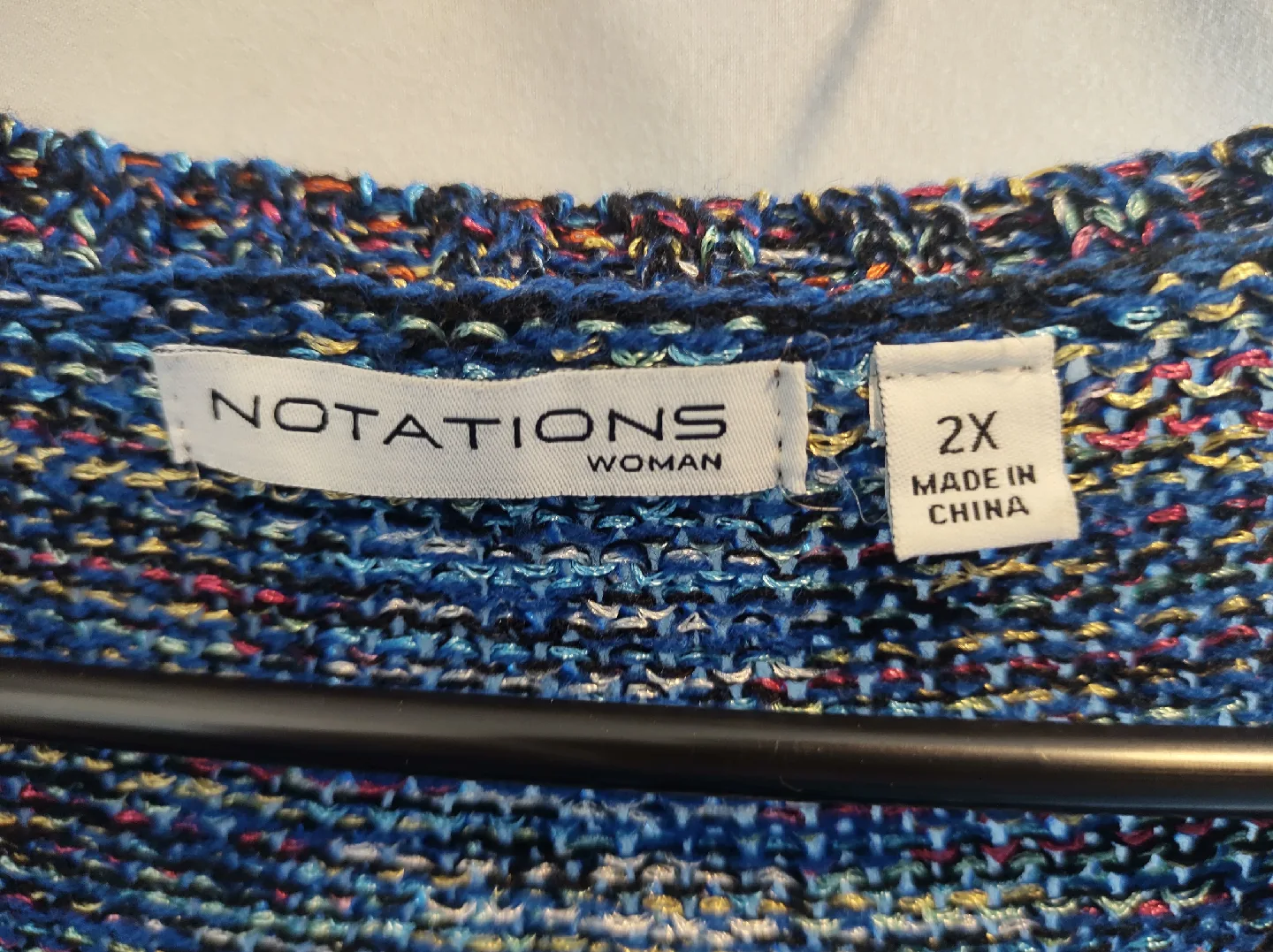 Notations Woman 2X Sweater image indicator(2)