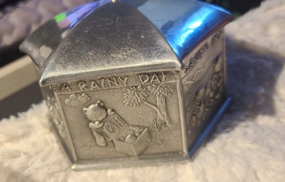 🥕Royal Selangor Pewter Rainy Day Savings Box image indicator(2)