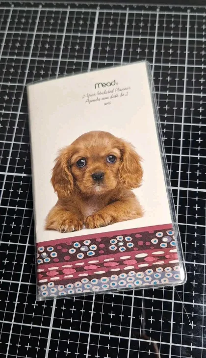 Mead 2-Year Undated Planner - Cute Puppy! thumbnail