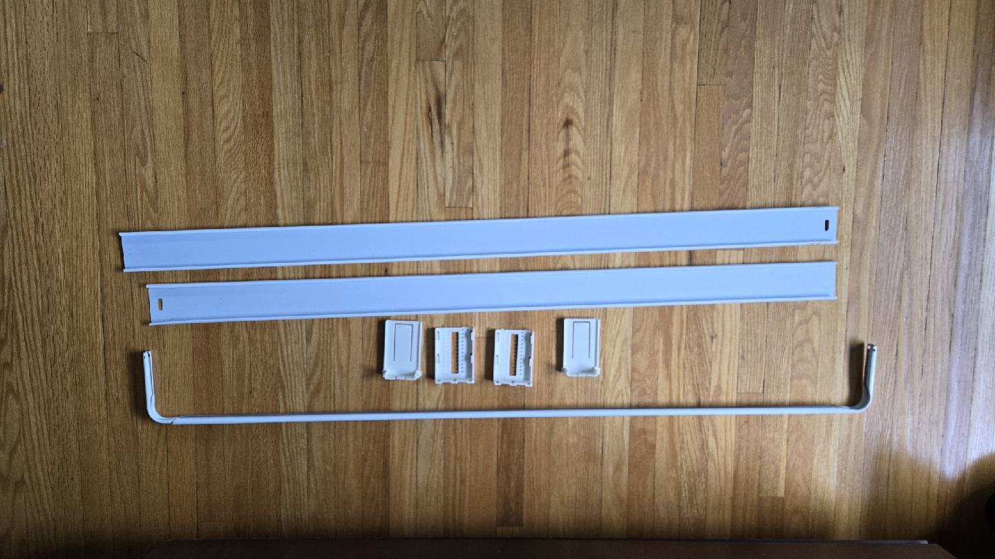 Pink Window Curtains with Hardware - photo 2